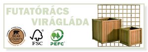 Virágláda, futatórács 